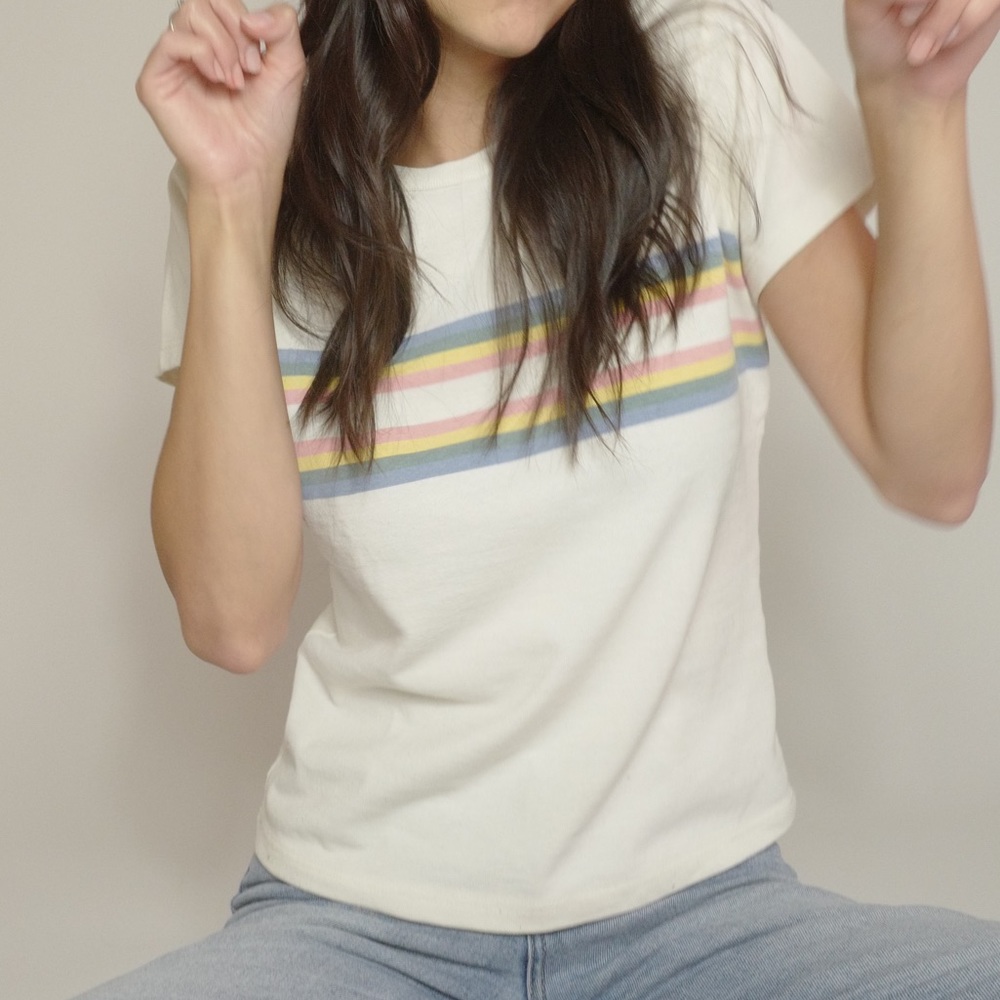 Reformation stripe Tee